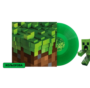 1LP платівка C418 - Minecraft Volume Alpha. Смарагдовий напівпрозорий 185 фото