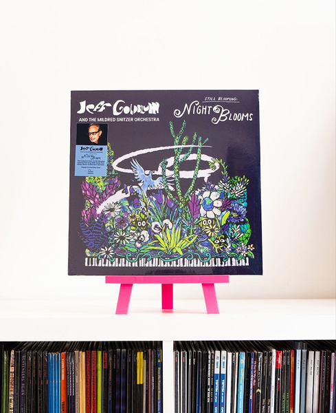 З АВТОГРАФОМ! 1LP платівка Jeff Goldblum and the Mildred Snitzer Orchestra - Night Blooms + signed art card. Блакитний колір 241 фото