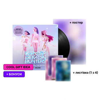 1LP платівка Kpop Demon Hunters Original Soundtrack. Постер + листівка 226 фото