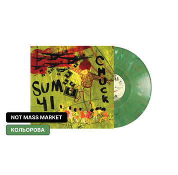 1LP платівка  Sum 41 - Chuck. Напівпрозорий зелений 191 фото